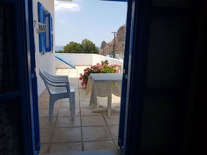 En af terrasserne..